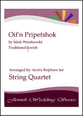 Oif'n Pripetshok (Jewish Wedding) - string quartet P.O.D. cover